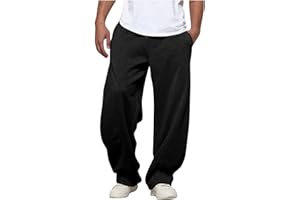 Baggy Sweatpants for Men Wide Leg Sweats Pants Loose Joggers with Pockets Comfy Y2K Trousers Streetwear