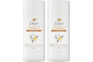 Dove Antiperspirant Deodorant Stick Vanilla Souffle, 72-hour Sweat and Odour Protection, 74g(Pack of 2)