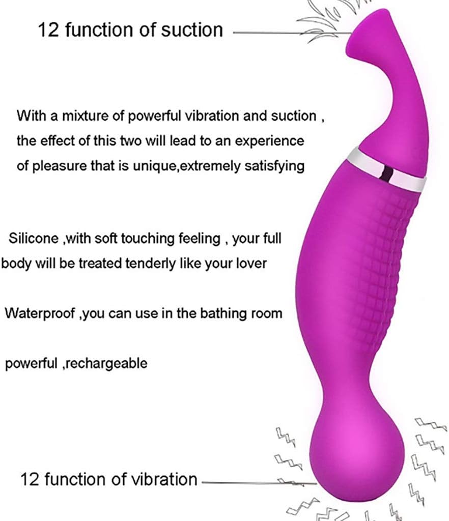 LTY Women's Multi-Frequency Silicone Waterproof Mute Sucking Vib/rator with Soft Touching Feeling T-Shirt