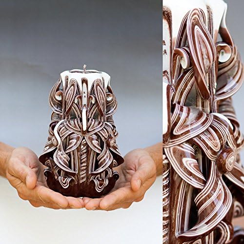 Luxury Handmade Carved Candle For Father's Day Gifts For Her And For Him, Unusual Room And Home Decor