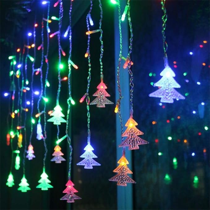 KACOOL 3.5 m 96 LED String Lights Plug-in Operated Wire Home Curtain Decoration