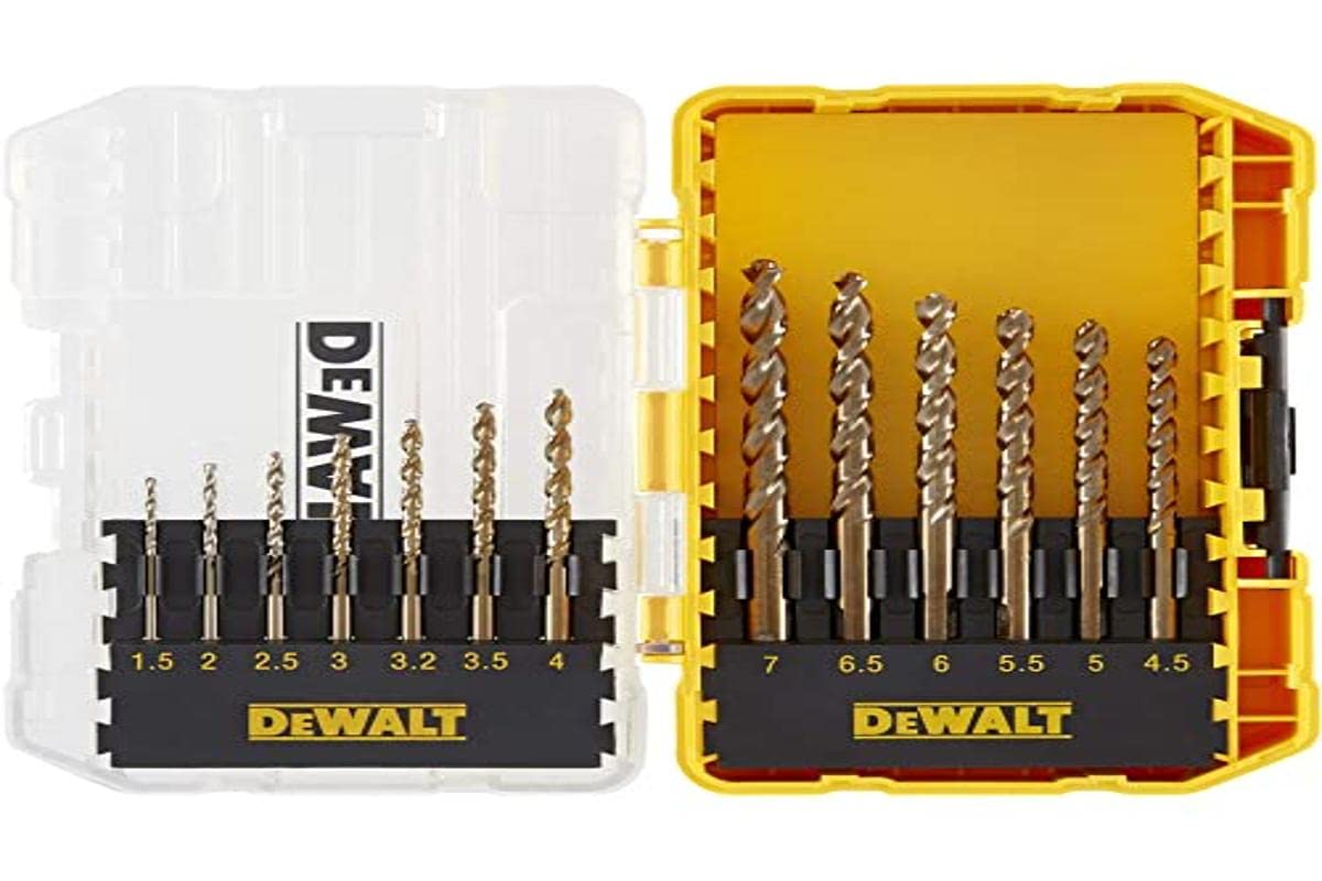 Dewalt 13 Piece Extreme 2 Metal Drill Bit Set 1.5mm - 7mm Wood/Plastic DT70710