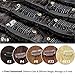 Nicewig 8A Grade Mongolian Afro Kinky Curly Clip In Hair Extension Vigin Human Hair weaving Kinky Curly Clip Ins 7pcs/lot,120gram/set Natural Black For American Black Women