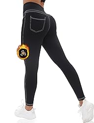 VOOVEEYA Thick Butt Lifting Leggings with Pockets