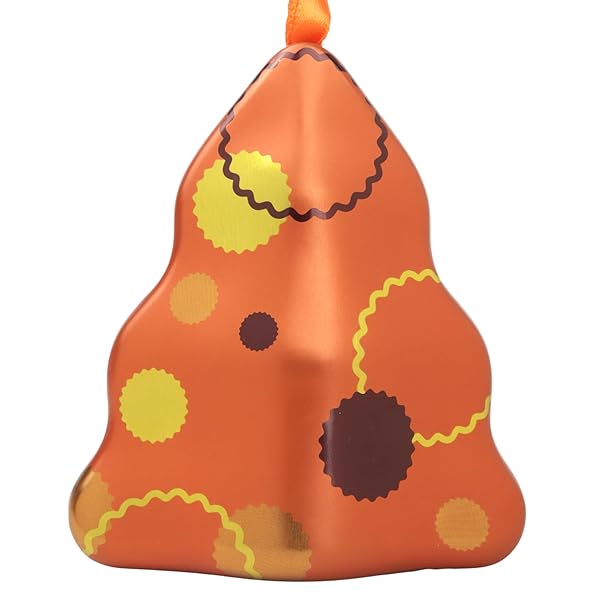 GALERIE REESE’S 2024 CHRISTMAS STOCKING STUFFER, TREE SHAPED TIN ORNAMENT FILLED WITH INDIVIDUALLY WRAPPED CHOCOLATE PEANUT BUTTER CUPS, .9 OUNCES