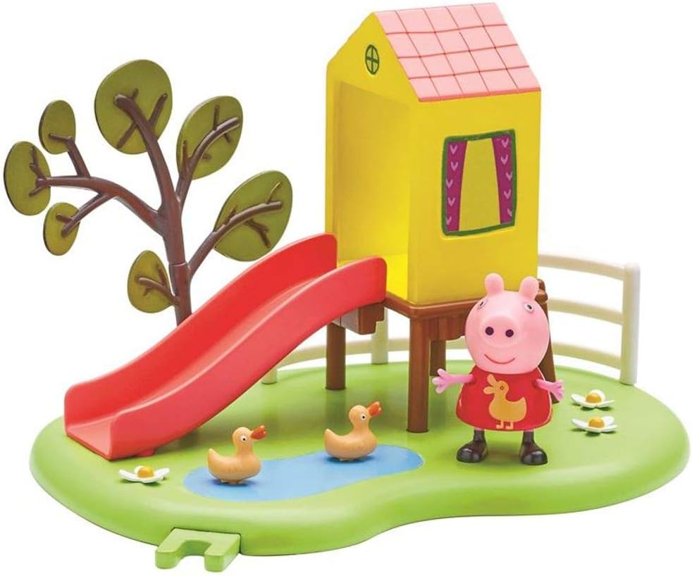Peppa Pig Outdoor Fun Children Slide Playset with Peppa Figure
