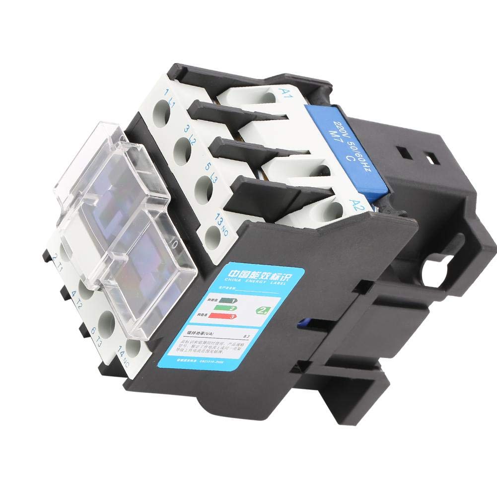 Hilitand AC 220V 32A CJX2-3210 Contactor Electric Contactor Plate Front Wiring High Sensitivity Industrial Electric AC Contactor for Power Distribution Power Applications - Image 3