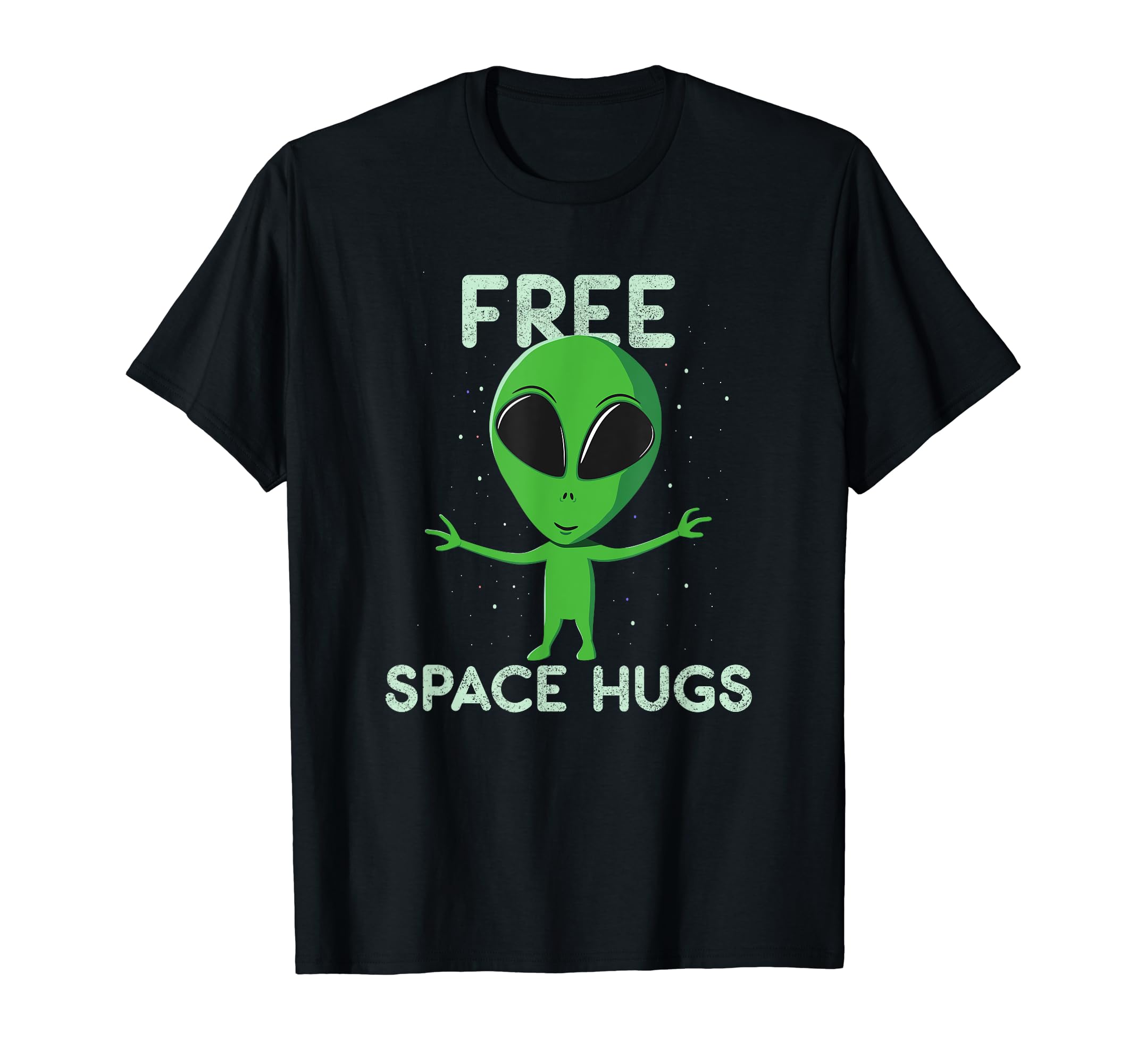 Photo 1 of ***(DARK GREY)***ASPHALT COLOR Alien Free Hugs from Space T-Shirt MALE XL DARK GREY 