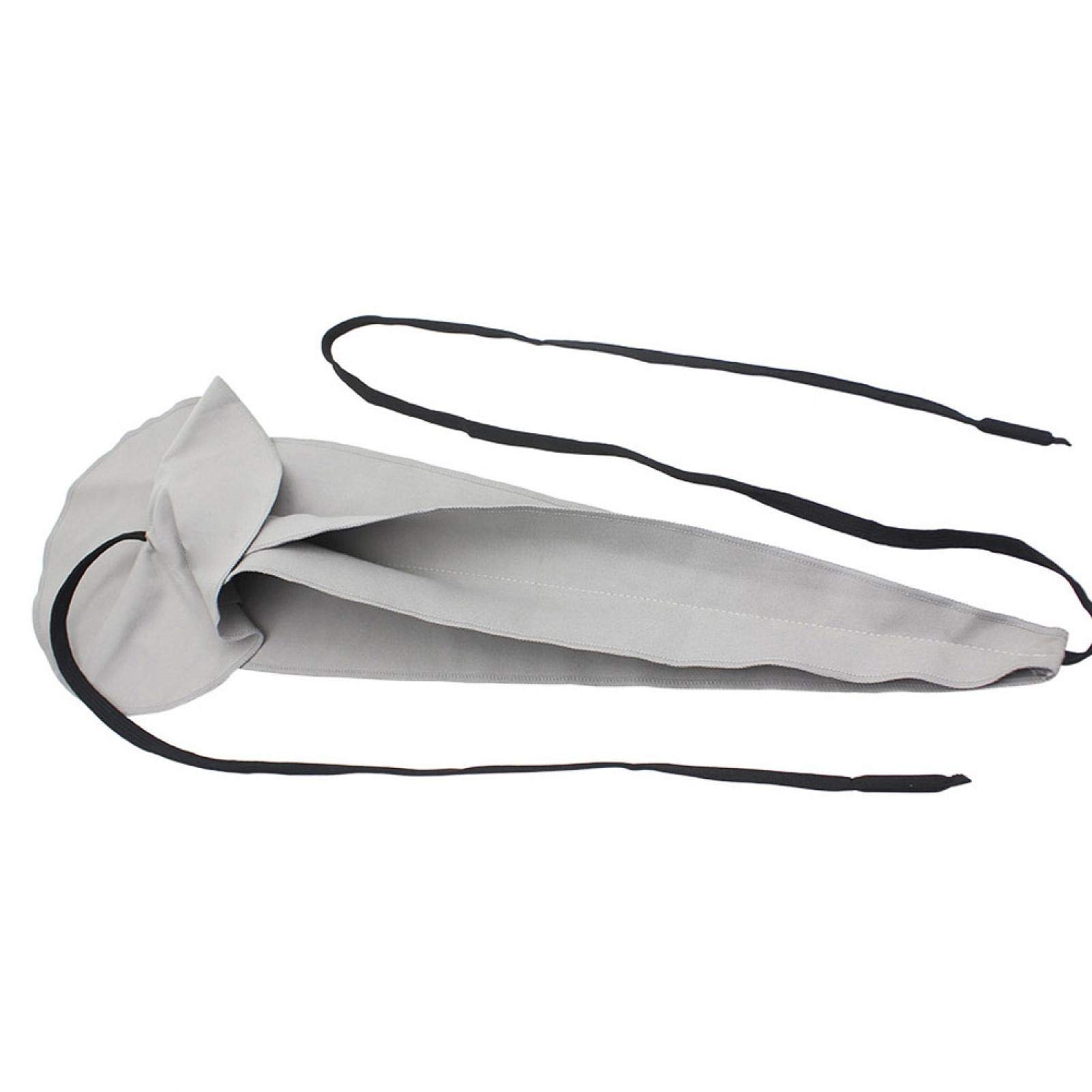 Sax Cleaning Cloth Ultrafine Fiber Material Saxophone Cleaner Cloth Pull Through for Sax Inside Tube(Gray)