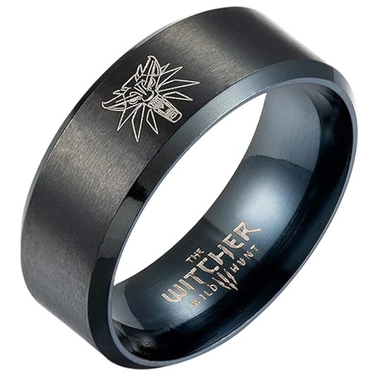 Buy AWLY Wolf Head Pattern Vintage Party Ring for Men The Witcher 3