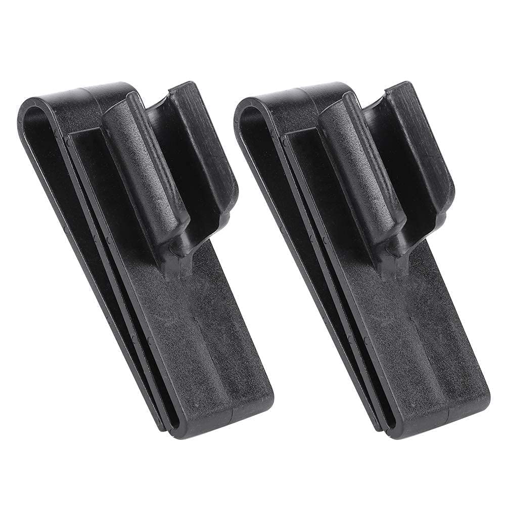 HERCHR 2Pcs Golf Club Bag Clips,Golf Bag Putter Caddy Black Golf Putter Clamp Holder Organizer Universal Golf Putter Clips Holder Putting Organizer Golf Club Holder,Golf Putter Clip