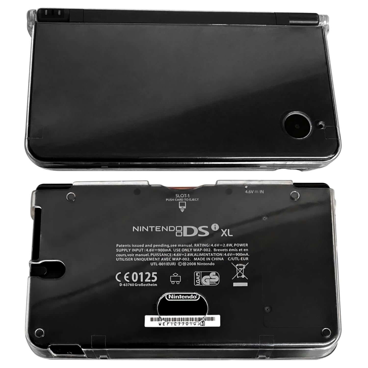 OSTENT Hard Crystal Game Case Clear Cover Shell for Nintendo NDSiLL NDSiXL