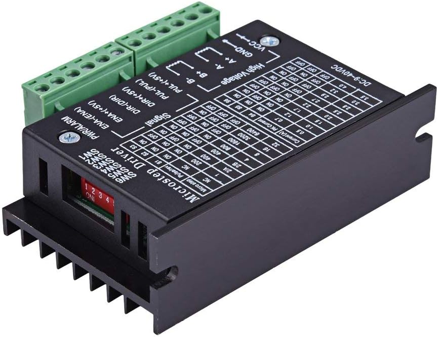 Overcurrent & Built-in Thermal Protection 9-40V Micro-Step CNC TB6600 Single for Axis 4A Stepper Motor Driver Controller