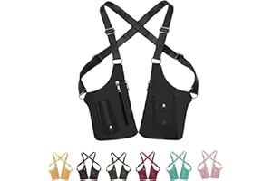 Premium Leather Underarm Shoulder Bag for Men, Anti-Theft Double Shoulder Armpit Bag with Adjustable Hidden Strap