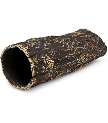 Aquarium Grot – Natuurlijke Schuilplaats Voor Vissen, 15x8 Cm, Ideaal Voor Pleco, Betta, Cory En Kleine Cichliden
