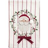Mud Pie Christmas Santa Appliqué Towel