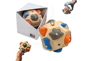 Handcrafted Boulder Blocks, 3D Rock Climbing Training Ball, Build Strength and Precision, Finger Training Tool for Climbers, 