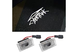 ORALSIM 2Pcs Non-Fading Car Door Light Logo Projector Ghost Shadow Light Tesla Cybertruck Accessories Welcome Courtesy Projector Compatible for 2023 2024 2025 Tesla Cybertruck (Cybertruck)