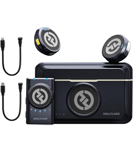 Amazon.com: Hollyland Lark M2 Wireless Lavalier Microphone