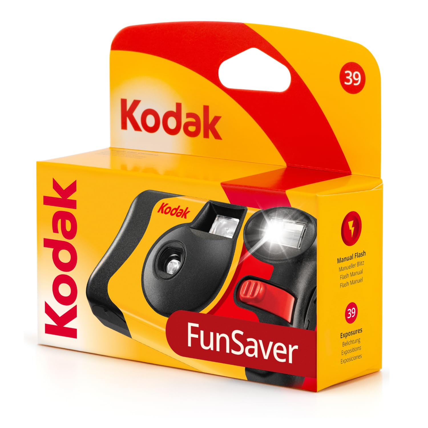 Kodak Single Use FunSaver Camera with Flash 27 exposures +12 free