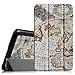 Fintie LG G PAD 8.3 Smart Shell Case - Ultra Slim Cover with Auto Sleep/Wake Feature for Model V500/V510 (Wifi Version) & VK810 (Verizon 4G LTE) - Map White