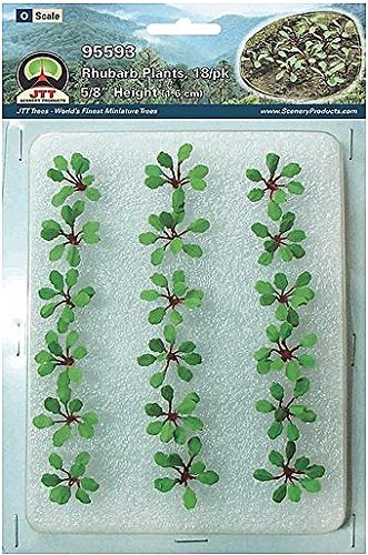 Rhubarb plants, O-scale. 18pk