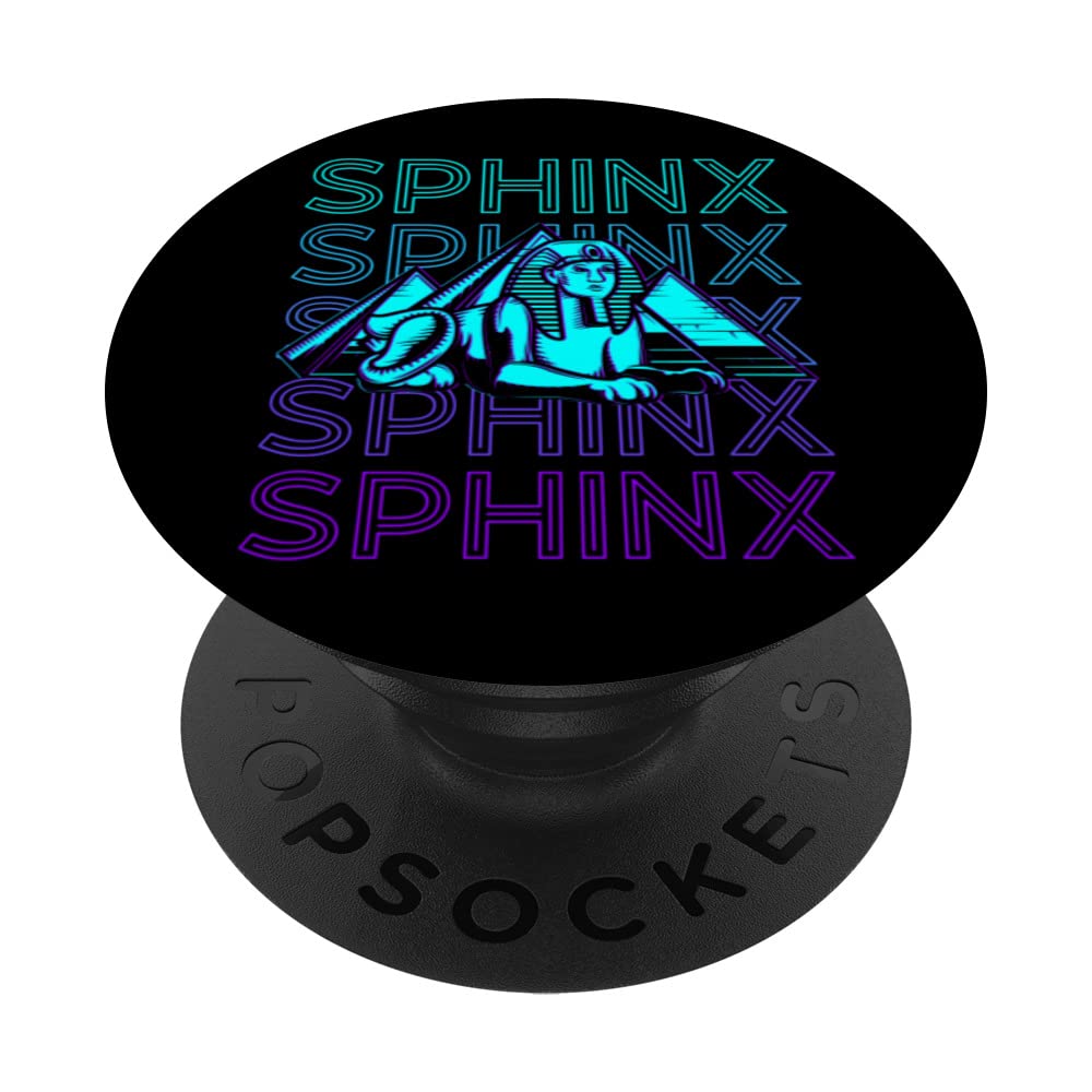 Sphinx Egyptian Satue Great Sphinx of Giza Retro PopSockets Swappable PopGrip