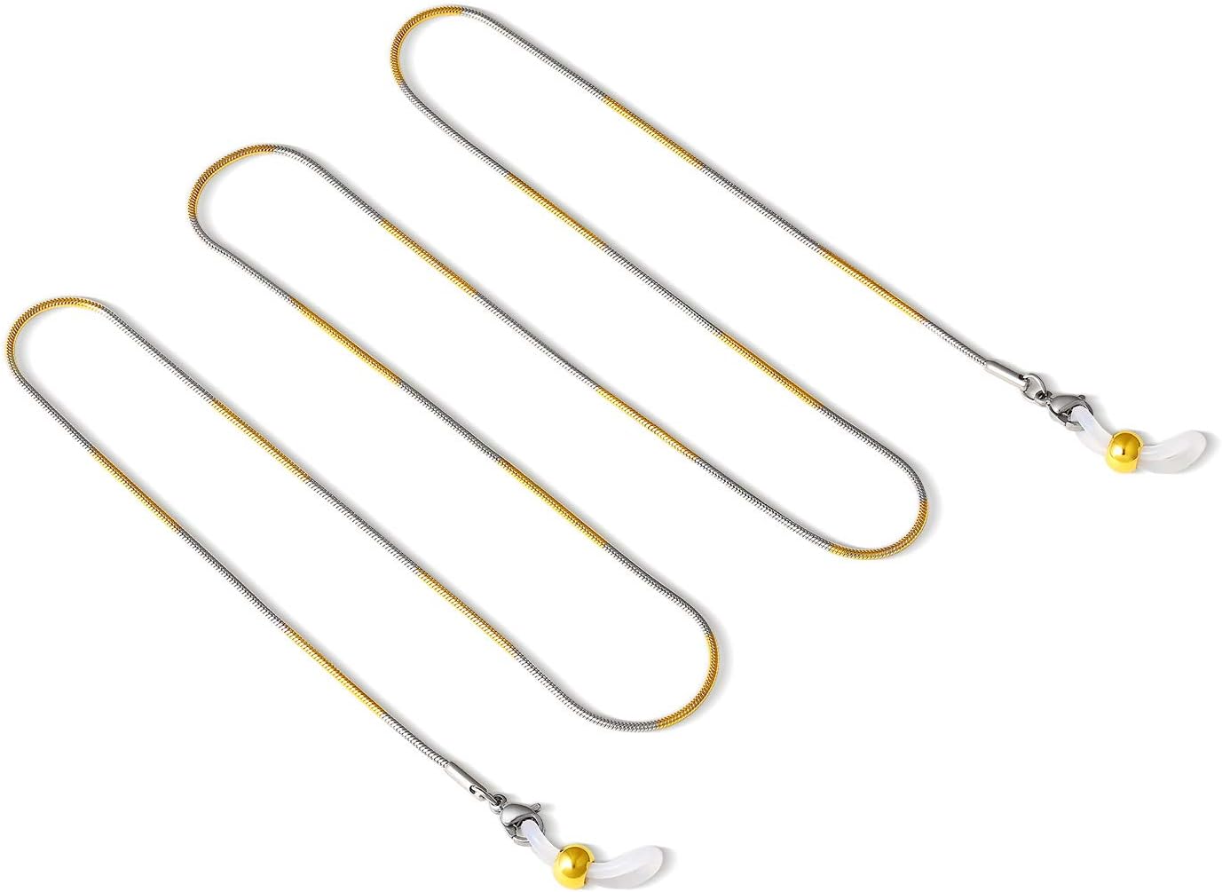 Women's Eyeglass Chains,Multifunction Mask Glasses Lanyard Mask Strap,Anti-lost Mask chain.
