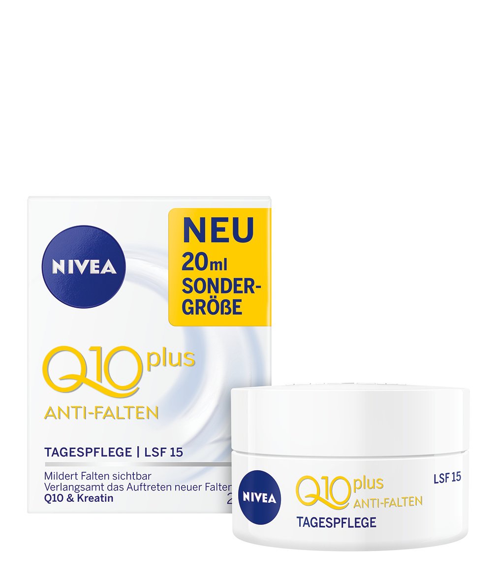 Nivea Q10 Plus Anti-Wrinkle Day Cream Face Care SPF 15 20 ml