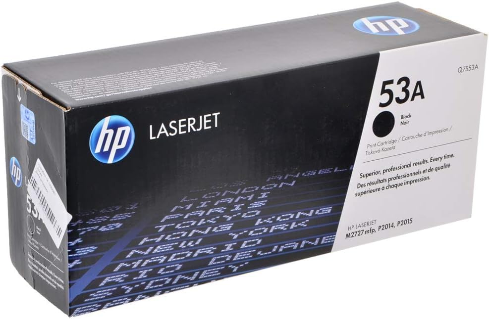 Original Toner für hp LaserJet P2015 P2015X, schwarz Q7553A: Amazon.de ...