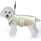 XUANQIFC Dog Winter Jacket, Warm Windproof Dog Sweaters for Small Dogs, Thick Apparelf Fleece Coat for Medium Large Dogs (X-Small)