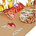 Kona Copper Grill Mats - Ultimate Grill Mats for Outdoor Grill, Nonstick, BBQ Grill Mat for Gas, Pellet, & Charcoal Grills, The Essential BBQ Mat for Every Grilling Enthusiast. Set of 2, 0.30mm Thick