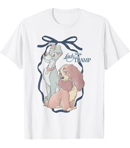 Amazon.com: Disney Lady and The Tramp Lady Face Sketch Costume T