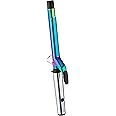 BaBylissPRO Nano Titanium 1 inch Curling Iron with Extended Barrel, Professional Spring Hair Curler for Medium to Longer Hair Types, Iridescent