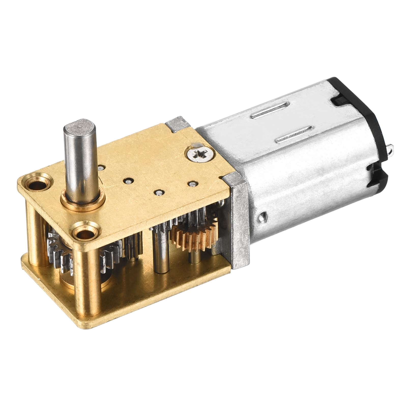 DMiotech 12V 27RPM Rated Torque 5.7 Output Shaft Length 8mm Micro DC Speed Reduction Motor Mini Metal Gearbox Motor for RC Car Robot Model DIY RC Toys Engine