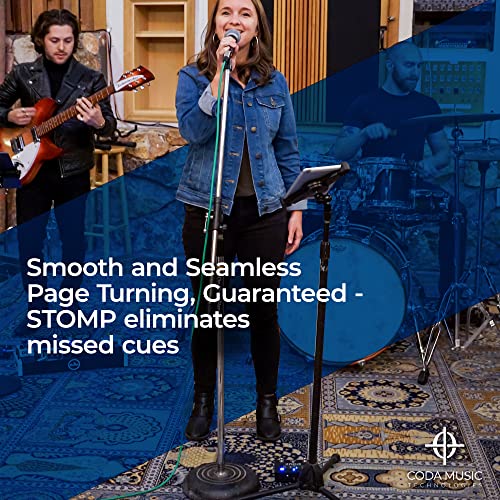 STOMP Bluetooth Page Turner & App Controller Foot Switch Pedal