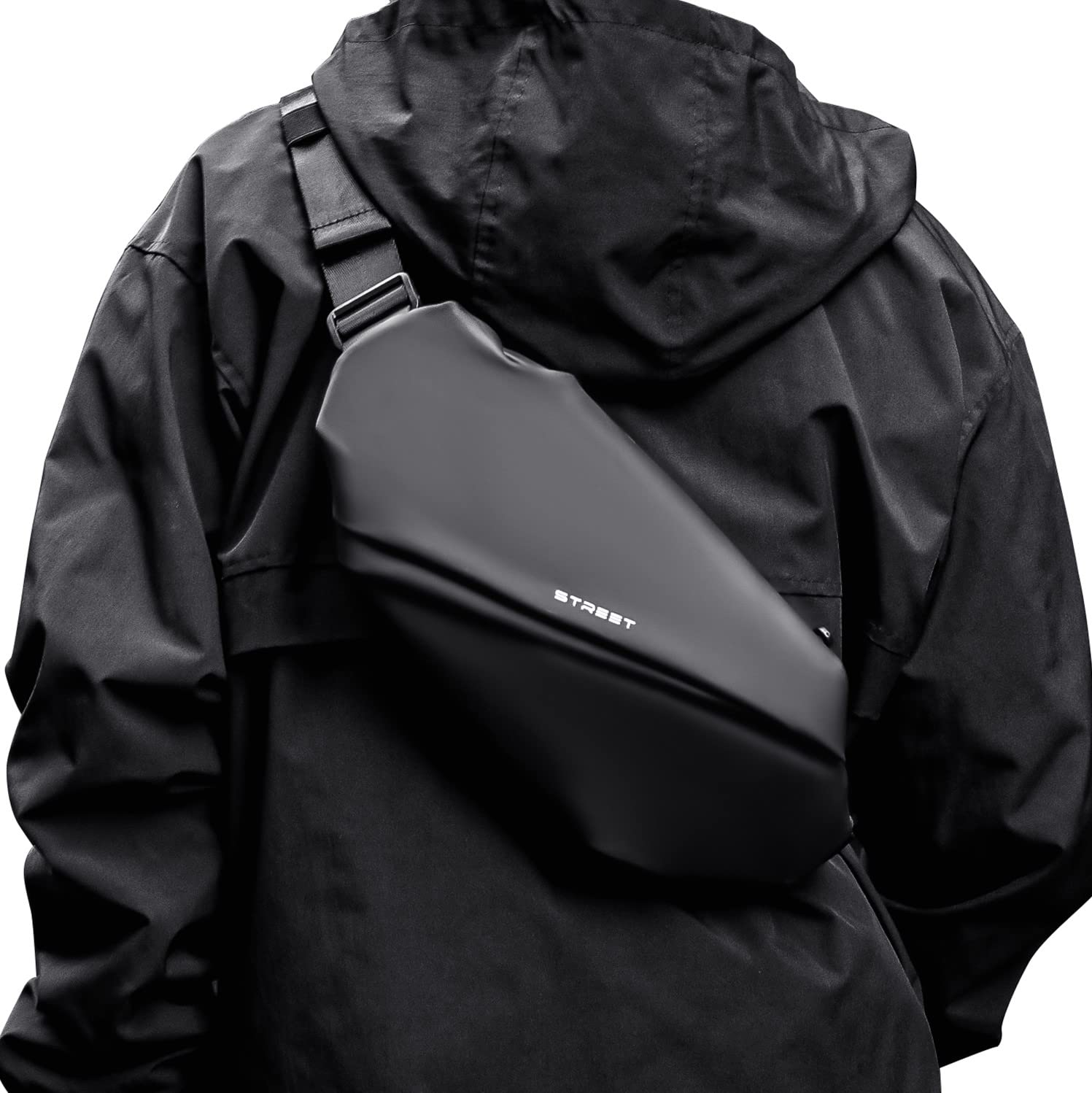 SZSYCN Crossbody Sling Bag for Women Fanny Pack with D Ring Waterproof Waist Bag for Phone and Keys Lightweight Fanny Pack with Adjustable Strap Belt Bags for Women Running Bumbags for Dog Walking