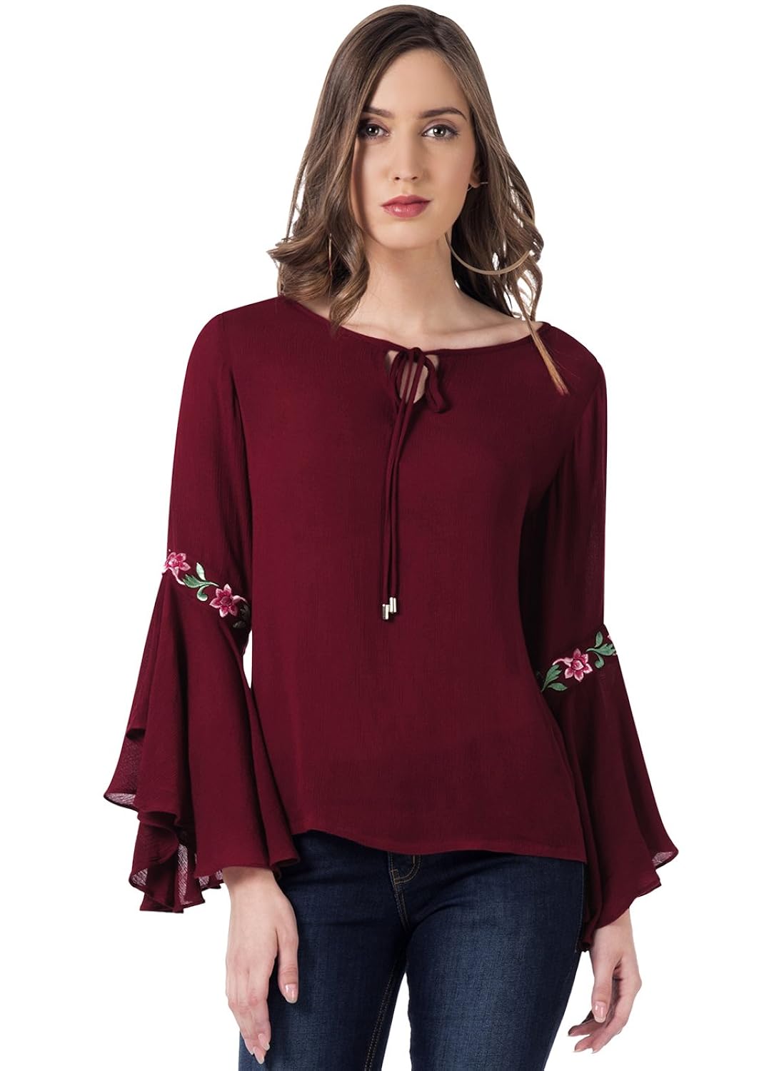 faballey women's plain regular fit top