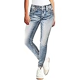 Flamingals Low Waist Butt Lifting Jeans for Women Skinny Jeans Trendy Bootcut Pants