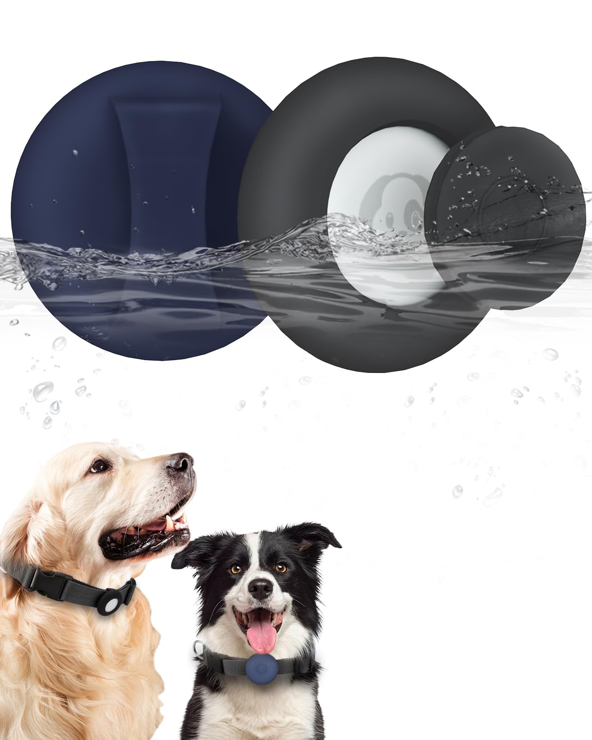 Silicone Holder for Air-tag Dog Collar, Slide-On Lightweight Waterproof Case for Air-tag Dog/Cat 2021 Accessories