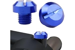 Aluminum Mirror Hole Plugs -, 2 Pcs M10x1.25 Universals | Screws For Motorcycle For Right And Left Mirror Holes, Improving Bi