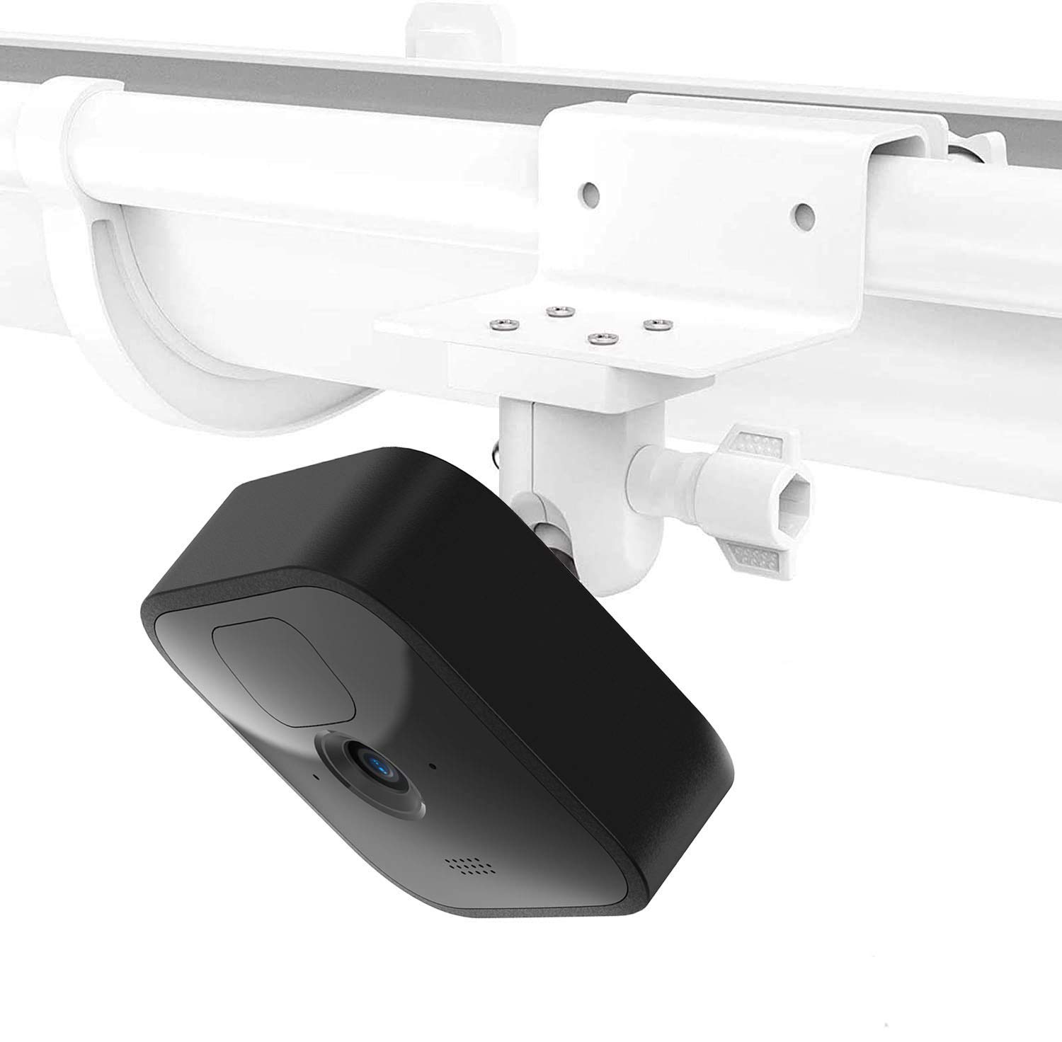 HOLACA Gutter Mount Compatible with New Blink Camera (Outdoor 4/3), Blink Indoor/Outdoor/Mini/Mini2/XT/XT2 (Camera NOT Included), White | 1PCS Gutter Mount