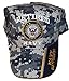 USA Retired Navy Baseball Style Embroidered Hat Blue Camo Cap Vet Us Veteran