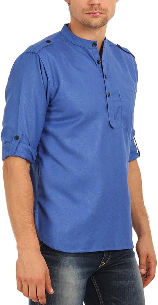 svanik men's blended straight kurtas