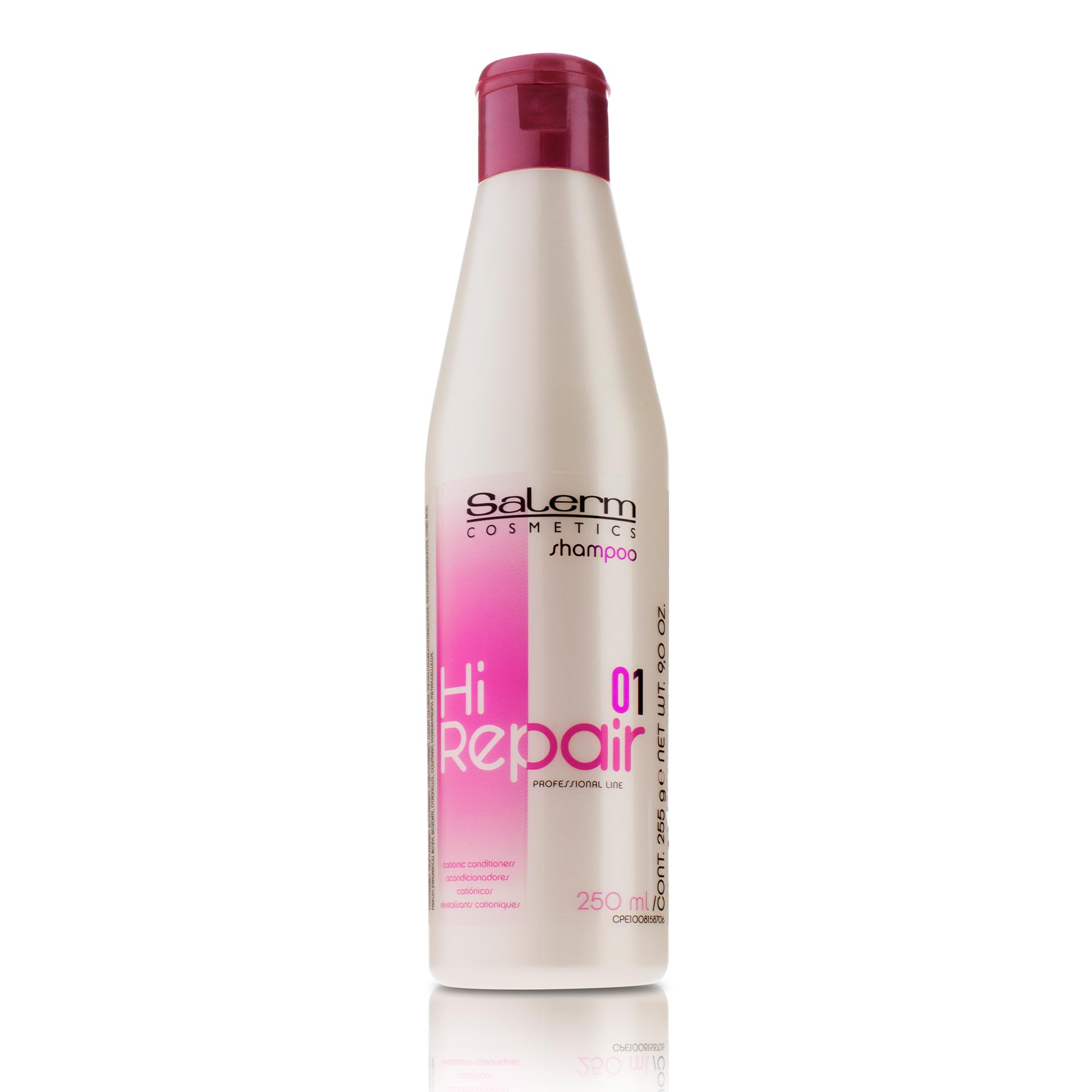 SALERM - Repairing Shampoo - Hi Repair Shampoo - 250ml - Deep Hydration for Damaged Hair - Repairs and Rejuvenates - Brighter and Softer Hair - Immediate Effect