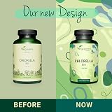 Vegavero Organic Chlorella Broken Cell Wall 3000 mg 180 Tablets Vegan view 3