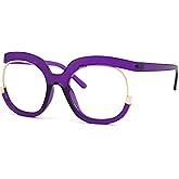 VOOGLAM Oversized Square Glasses Frame with Clear Lens for Women Fredia OX739865