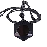 SUNYIK Natural Star of David Crystal Pendant
