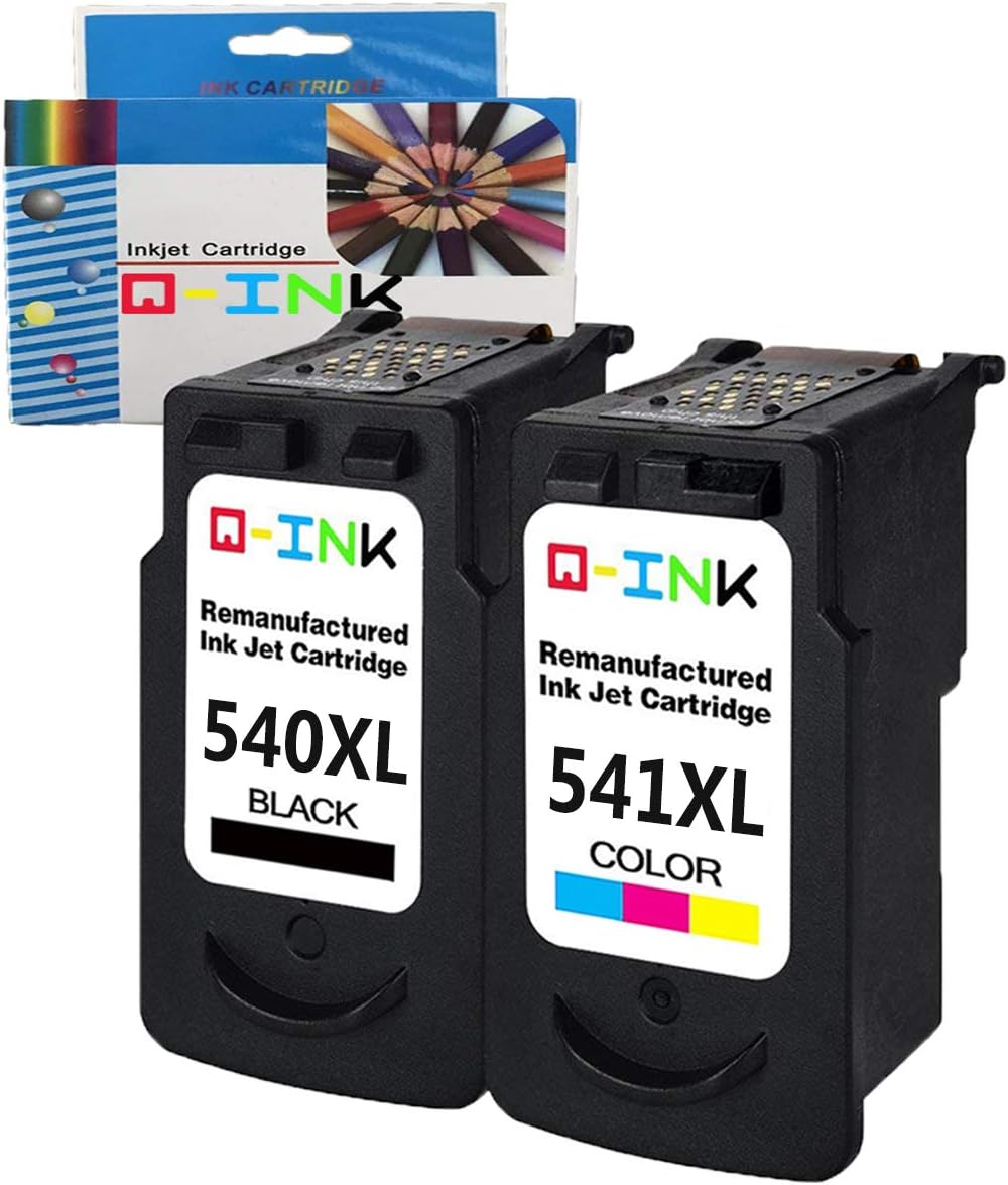 QINK 2PK Replace for Canon PG540XL CL541XL Cartridge for MG2100