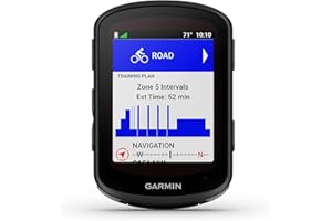 Garmin Edge 540 Solar, Solar-Charging GPS Cycling Computer with Button Controls, Targeted Adaptive Coaching, Advanced Navigat